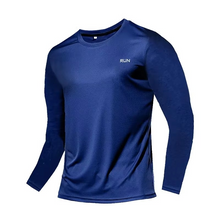 Load image into Gallery viewer, Mens Breathable Dry Fit Sports Training Top with Seven Sleeve Length