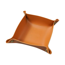 Load image into Gallery viewer, Nordic Style Leather Storage Tray and Desktop Organizer