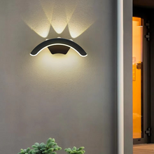 Load image into Gallery viewer, Elegant 10W Waterproof LED Outdoor Wall Sconce for Garden and Balcony - Dual Voltage