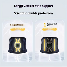Load image into Gallery viewer, Graphene Heating Lumbar Belt with Vibration Massage and Adjustable Dual Support