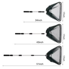 Load image into Gallery viewer, Aluminum Alloy Telescopic Folding Fishing Net with Retractable Handle 51 Inch