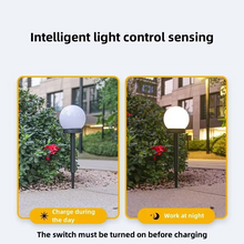 Load image into Gallery viewer, Solar LED Round Ball Light for Outdoor Garden and Yard Decoration