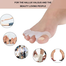 Load image into Gallery viewer, Soft Silicone Toe Separators for Bunion Relief and Alignment, 1 Pair