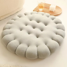 Load image into Gallery viewer, Biscuit Shaped Plush Cushion for Chairs and Sofas