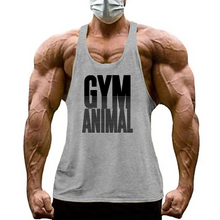 Load image into Gallery viewer, Men's Muscle Fit Cotton Stringer Tank Top