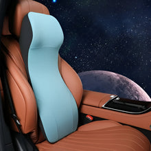 Load image into Gallery viewer, Car Lumbar Support and Neck Pillow, Memory Foam Ergonomic Back Support for Car and Office