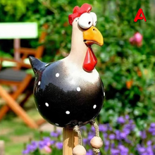 Load image into Gallery viewer, Funny Resin Chicken Fence Decor for Garden and Yard