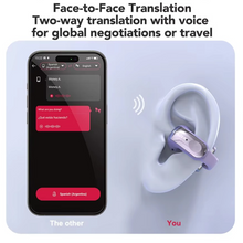Load image into Gallery viewer, XF28 Open-Ear True Wireless Translation Earbuds with ASMR Features