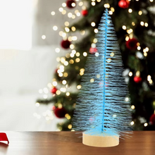 Load image into Gallery viewer, Mini Bottle Brush Christmas Trees Tabletop Holiday Decorations