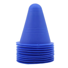 Load image into Gallery viewer, 10-Pack Training Cones for Skating, Soccer, Football, and Sports Drills