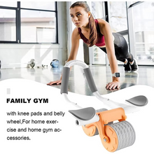 Load image into Gallery viewer, Ultimate Home Gym Ab Roller with Auto-Rebound