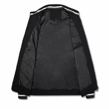 Load image into Gallery viewer, Men's Casual Bomber Jacket with Zipper Front, Lightweight Windbreaker for Spring and Autumn