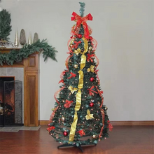 Load image into Gallery viewer, Retractable Decorative Folding PVC Artificial Christmas Tree