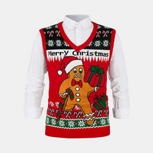 Load image into Gallery viewer, Cozy Knit Christmas Sweater Vest for Baby Boys