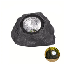 Load image into Gallery viewer, Solar-Powered LED Stone Spotlight for Outdoor Landscaping