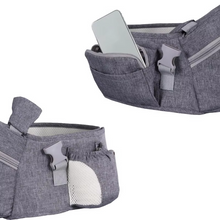 Load image into Gallery viewer, Ergonomic Baby Carrier with Adjustable Hip Seat and Supportive Waist Belt