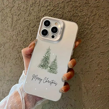 Load image into Gallery viewer, Festive Christmas Tree Autumn Laser Phone Case For iPhone