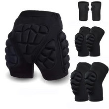 Load image into Gallery viewer, Children's Ski and Skating Hip Protector Pants with Knee, Elbow, and Wrist Pads