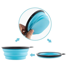 Load image into Gallery viewer, Collapsible Silicone Pet Bowl for Travel