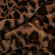Load image into Gallery viewer, Imitation Rabbit Fur Leopard Print Double Layer Throw Blanket