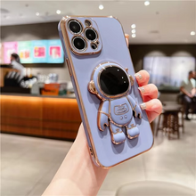 Load image into Gallery viewer, Astronaut Kickstand Soft Case for Various iPhone Models