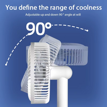 Load image into Gallery viewer, USB Desktop Oscillating Fan with Adjustable Head and Powerful Airflow