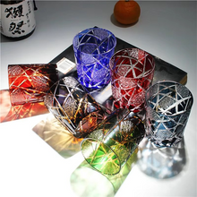 Load image into Gallery viewer, Japanese Handmade Crystal Whiskey Glass