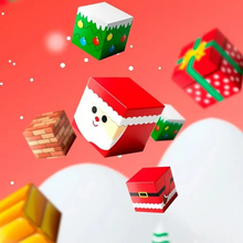 Load image into Gallery viewer, Magnetic Building Tiles Christmas Edition STEM Sensory Blocks for Toddlers