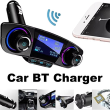 Load image into Gallery viewer, Bluetooth 5.0 Car FM Transmitter with Dual USB Charger and LED Display