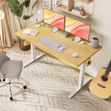Load image into Gallery viewer, Adjustable Electric Standing Desk 63x24" - Ergonomic Home Office Workstation