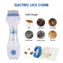 Load image into Gallery viewer, Electric Lice and Flea Comb for Pets – Safe & Efficient Grooming Tool