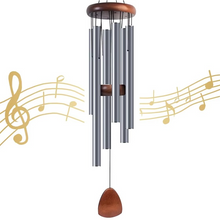 Load image into Gallery viewer, Enchanting Aluminum & Wood Garden Wind Chimes