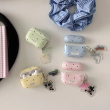 Load image into Gallery viewer, Protective AirPods Case with Hook, INS Dots Style