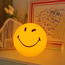 Load image into Gallery viewer, Wink Sphere Ambient Smiling Ball Lamp