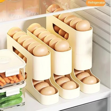 Load image into Gallery viewer, Slide Egg Storage Box – Space-Saving Rolling Tray for Easy, Organized Egg Access