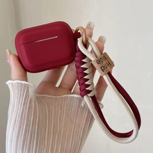 Load image into Gallery viewer, Soft Silicone AirPods Protective Case with Hand Strap