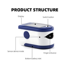 Load image into Gallery viewer, Pediatric Fingertip Pulse Monitor, Wellness SpO2 Reader for Kids