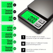 Load image into Gallery viewer, Pocket Digital Precision Scale with Backlit LCD - Compact Gram Scale for Jewelry, Food, Coins, and Travel