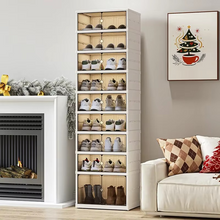 Load image into Gallery viewer, Transparent Foldable Large-Capacity Shoe Organizer