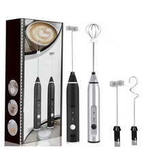 Load image into Gallery viewer, Portable USB Electric Milk Frother Handheld Coffee Whisk and Mini Food Blender