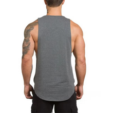 Load image into Gallery viewer, Men's Cotton Breathable Sleeveless Training Tank Top