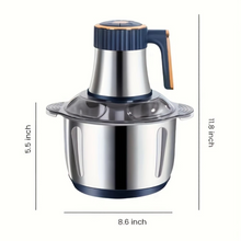 Load image into Gallery viewer, 5-Quart 6-Second Electric Meat Grinder with 5-Speed Control and Stainless Steel Blades