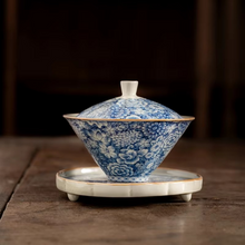 Load image into Gallery viewer, Retro Ceramic Tea Tureen Sancai Gaiwan Tea Maker