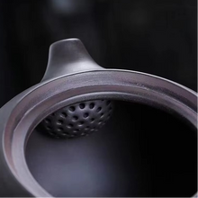 Load image into Gallery viewer, Yixing Purple Clay Teapot with Natural Color Transformation and Fine Mesh Infuser – 6.8 fl oz Capacity