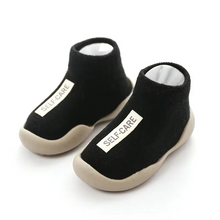 Load image into Gallery viewer, Soft Knit Baby First Shoes for Early Walkers with Rubber Sole