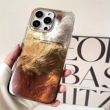Load image into Gallery viewer, Retro Brown Gradient Glacier Pattern Phone Case