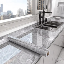 Load image into Gallery viewer, Marble Self Adhesive Waterproof Wallpaper for Bathroom, Kitchen, and Countertops
