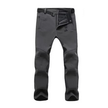 Load image into Gallery viewer, Men's Waterproof Soft Shell Winter Pants for Hiking, Skiing, and Outdoor Adventures