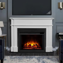 Load image into Gallery viewer, 55 Inch Electric Fireplace with Insert Heater and Realistic Flame Effect
