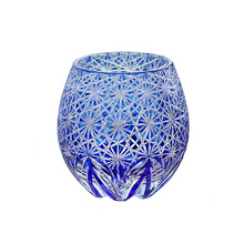 Load image into Gallery viewer, Hand Engraved Edo Kiriko Crystal Whiskey and Sake Glass